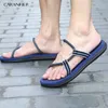 Caranfier Sandalen Mannen Sandalias Hombre Gladiator Sandalen voor Male Zomer Roman Strandschoenen Slippers Slip Flats Slippers Dia's Dia's 210624