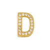 Collier Go Party de haute qualité en cuivre plaqué 18 carats, à la mode pour femmes et filles, nom en diamant, lettre initiale 5442859