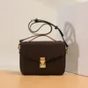 Sac à bandoulière femme vente Discount qualité sac à main métis poignée en cuir véritable concepteur lettres florales dames plaid