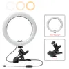 Belysning Portable Selfie Light för bärbar dator med klämmonteringsdisk USB LED-ringlampa Video Photography Conference Lighting Kit