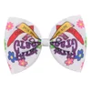 4 inches Hair Accessories Baby Girls Bow Hairpin Fruit print Headwear fashion Kids hairbow Boutique children Barrettes 186 H1