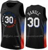 Vintage Obi Toppin RJ 9 Barrett Derrick Rose Julius Randle NewYorkKnicksMen Black City 2020-21 Swingman Basketball Jersey Edition Taglia S-2XL