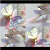 Craft Tools Art Crafts Gifts Home Gardenresin Aessories Flying Butile Agile Years Metamorfosis Manicure Butterfly Jewelry in the Twi