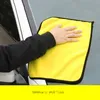 Car Wash Towel Thickened Absorbent Coral Fleece Non-hair Wiping Towels Two-color Double-sided Cars Cleaning XG0073