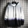 Patchwork Hoodies Pullover Male Hooded Jackets Autumn Winter Casual Jogging Fitness Män Långärmad sportkläder kläder 6xl 220217