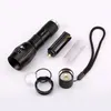 LED Flashlight Taktik Lümenler XM-L2 Zoomable 5 Mod Alüminyum Lanterna Camping için LED Meşale El Fenerleri6796655