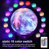 Rodanny 3D Printing Moon Lamp Galaxy Moon Light Kids Night Light 16 Color Change Touch and Remote Control Galaxy Light as Gifts Y0910