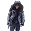 Designer inverno menjacket casaco de pele jaqueta estilo punk compras outono e camurça de couro falso pele de couro masculino clo