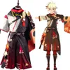 Genshin Impacto Kazuha Cosplay Traje Trajes Halloween Carnaval Traje para mujeres Niñas Y0903