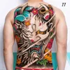 Tatuagens de transferência de água masculina adesivo deus chinês tatuagem traseira à prova d'água tatuagem falsa temporária 48x34cm tatuagem flash para homem b3 c181223481907