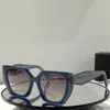 Óculos de sol femininos PR 15WS Moda Moda Moda Menção Irregular Placa espessa moldura Blata