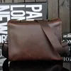 Crazy Horse PU Leather Men Briefcase Brand Luxury Men039s Messenger Bag Male Laptop Bag Business Fashion Shoulder Bags Travel B4798099