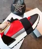 Projektant Race Runner Shoe Man Casual Woman Sneaker Fashion mieszane kolory zasznurować siatkowe buty trenerskie rozmiar 3546 z pudełkiem9532360288c