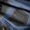 Giacche da uomo 2021 Autunno Hip Hop Fashion Patchwork Giacca di jeans da uomo Young Design Street Uomo Jeans taglie forti