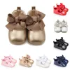 WONBO 0-18M Kleinkind Baby Mädchen Weichen PU Prinzessin Schuhe Bogen Verband Infant Prewalker Neue Geboren Baby Schuhe 2253 V2