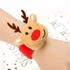 Noël Bracelet Clap Cercle Jouets Enfants Faveur Cadeaux Père Noël Fête D'anniversaire De Noël Décor Thème DH8558