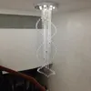 Modern LED Crystal Chandelier Double Spiral Superdense K9 Chandelier Crystal Stair Lamp Hotel Villa Crystal lighting