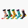 Men's Socks Classic Men Casual Business High Quality Happy Combed Cotton Harajuku Fashion Clothing For