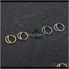 Studs Body Drop dostarczanie 2021 Pierścień stali nierdzewnej Księżyc Indyjskie pierścień przegrody biżuterii Małe kolce nosowe dla kobiety mężczyzny x6ndl