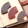 Bookmark 3pcs/lot Handmade Vintage Bookmarks For Books Genuine Leather Corner Page Marker Memo Stationery Gift School Supplies