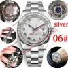 Rechteckige Diamantmenens Watch Römische Ziffern Mechanica Automatisch 41 mm Yster Armband Edelstahl Lünette wasserdichte Sportstil5773093