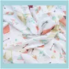 Coperte Tessili Casa Giardino Coperta infantile Traspirante Limone Frutta Animale Swaddle Morbido Asciugamano da bagno Asciugamani da bagno per bambini Accappatoi Yl698 Drop Del