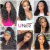 Unice hair 100 Human Hair Grip Headband Scarf Wig Water Wave Human Hair Wig No plucking wigs for Women No Glue No Sew4990110