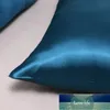 2st / set ren emulering silke satin örngott för säng sommar smidiga coola sovande kuddar högkvalitativt kuvert kudde täcke kuddefall