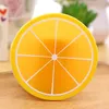 Fruit Silicone Coaster Mats Pattern Colorful Round Cup Cushion Holder Drink Tableware Coasters Mug 6 Styles