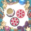 Mats & Pads Round Heat Resistant Silicone Christmas Snowflake Mat Drink Cup Coasters Non-slip Pot Holder Table Placemat Kitchen Posavasos