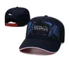 2021mens casquettes de baseball à bord plat casquette hip hop chapeau de soleil en plein air broderie 3d f1 taureaux de course verstappen fan de voiture sport décontracté capst1c2850