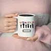 ТВ -шоу Creative Friends Сериал Central Perk Coffee Mug Color Color Mug 350 мл чайного капучино керамическая чашка рождественские подарки для друзей 210409