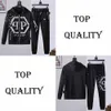 Survêtements pour hommes Plein PLEIN BEAR Veste Phillip Plein Vente en gros de qualité supérieure Phillip Plain Survêtements Sweat à capuche Pull avec le Sa 9343