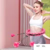 ABS Adjustable Fitness Hoops Waist Sports Detachable Massage Ring Gym Home Training Weight Loss Fitness Equipment