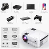 US STOCK DBPOWER L21 LCD Video Projector with Carrying Case, 6000L 1080P Supported Full HD Projector Mini Moviea04 a08