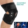 1Pair Adjustable Pressurized Knee Brace Knee Support with Side Stabilizers for Recovery Aid Patellar Tendon Arthritis Basketball Q0913