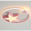 Simple and cute children's room bedroom lamp ceiling light boy girl modern LED cartoon star lamps and lanterns
