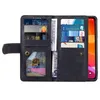 Neue 9-Karten-Reißverschluss-Flip-Lederhülle 12 11 Pro SE 2020 10 x 6 6s 7 8 Plus XR XS Max Wallet Book Phone Cases6812319