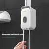 Portaspazzolino Accessori da bagno Dispenser di dentifricio Spremiagrumi Montaggio a parete automatico in plastica Portatile 210423