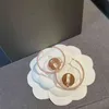 Brand Europe Luxury Pure 925 Sterling Silver Jewelry For Women Slide Full Zircon Design Rose Gold Color Earrings GIfts