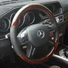 Voor MERCEDES-BENZ OUD C-KLASSE ML350 S300 S350 E260L GL400 DIY Aangepaste Lederen Imitatie Mahonie Speciale Stuurwielafdekking voor Auto-onderdelen