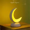 Creative Moon LED Table Decor Type-c Ricarica USB Fragranza Lampada a olio essenziale Diffusore di aromi d'aria Luce notturna dimmerabile