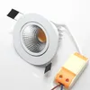 Lampor, dimbar 7W LED Down Lights Anti-Fog High Power Downlight Varm Vit / Kall Vit Tak Spotlight Lampa