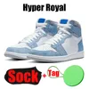 Jumpman 1s basketball shoes for mens womens 1 Patent Bred Hyper Royal University Blue Dark Mocha  men trainers sports sneakers runners