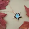 Star 925 Silver Turkiska Smycken Alla hjärtans dag Zircon Fashion Halsband för kvinnor Minimalistisk stil Lyxig designer