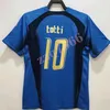 94 96 98 Retro Robert R.BGOGIO Jerseys de fútbol Totti Pirlo Del Piero Nésta Camisetas 82 86 00 06 Rossi Buffon Inzaghi Uniformes de fútbol clásicos