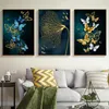 현대 대형 크기의 추상 나비 포스터 캔버스 그림 벽 예술 아름다운 동물 사진 거실을위한 인쇄 2522615