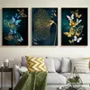 Modern Large Size Abstract Butterfly Poster Canvas Painting Wall Art Beautiful Animal Pictures HD Printing For Living Room Decor7105202