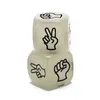 Luminous Game Dice Finger-guessing Special Dices Glow Scissors Stone Boson Noctilucent Cube Family Party Games Toy Good Price High Quality #S4