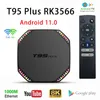 128G T95 Plus Smart TV Box Android 11 2.4G/5G WIFI RK3566 QUAR